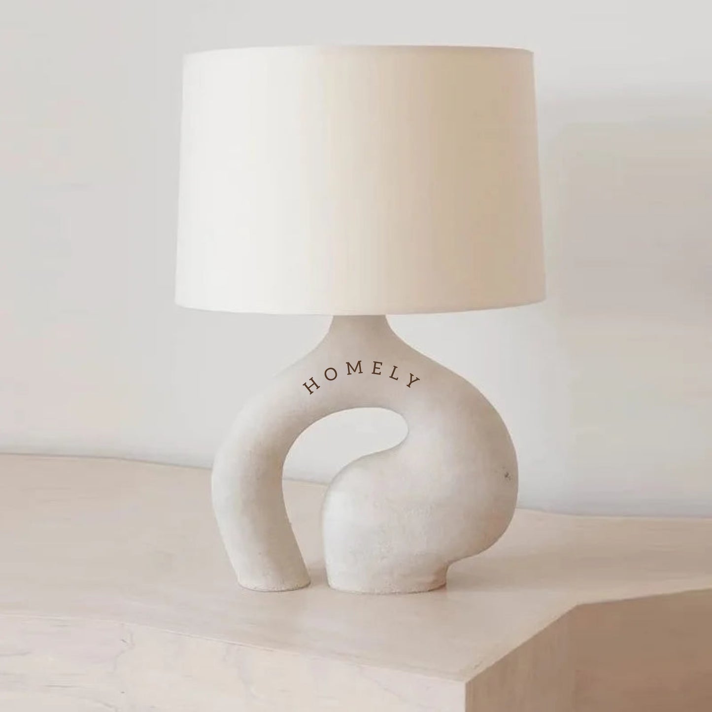 Sculpted Serenity Table Lamp