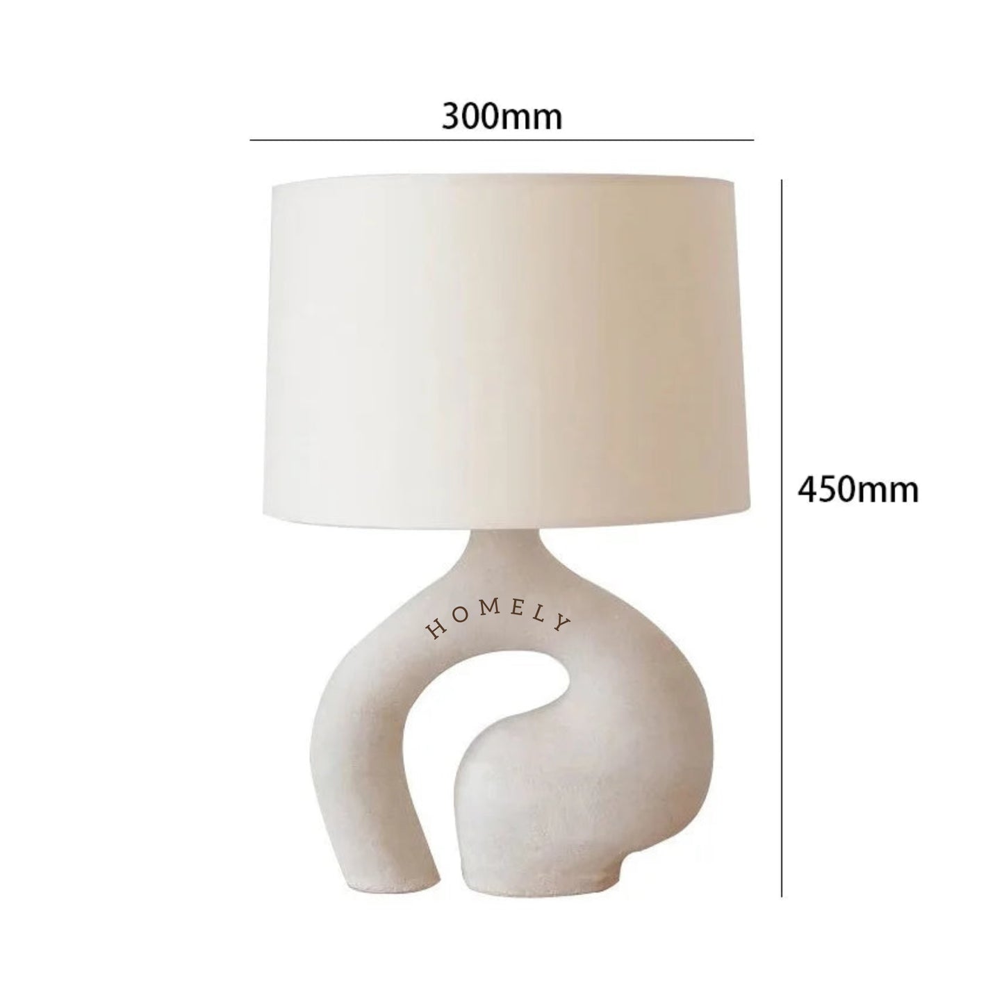 Sculpted Serenity Table Lamp